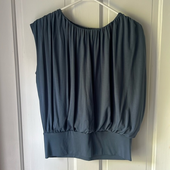 Banana Republic Factory Tops - Banana Republic blue grey shirt